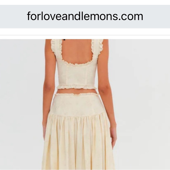 For love and lemons Gigi Corset Top NWT XS - Picture 4 of 5